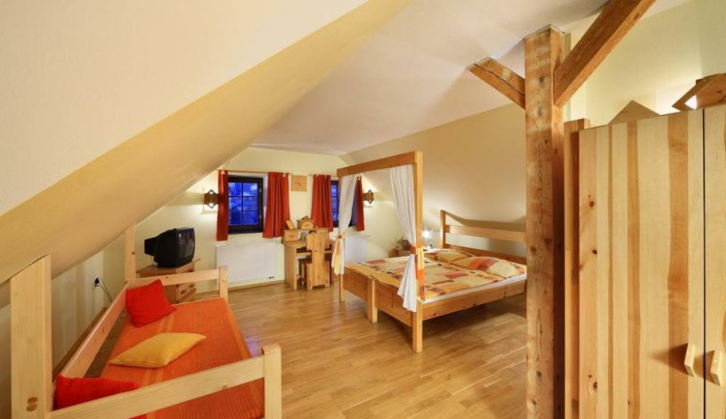 Hotel garni Myší Díra Český Krumlov - Třílůžkový až Čtyřlůžkový